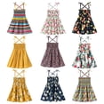 thumbnail image 3 of Falda de verano para niñas, vestido de playa sin mangas con flores, bonito y a la moda, 3 of 6