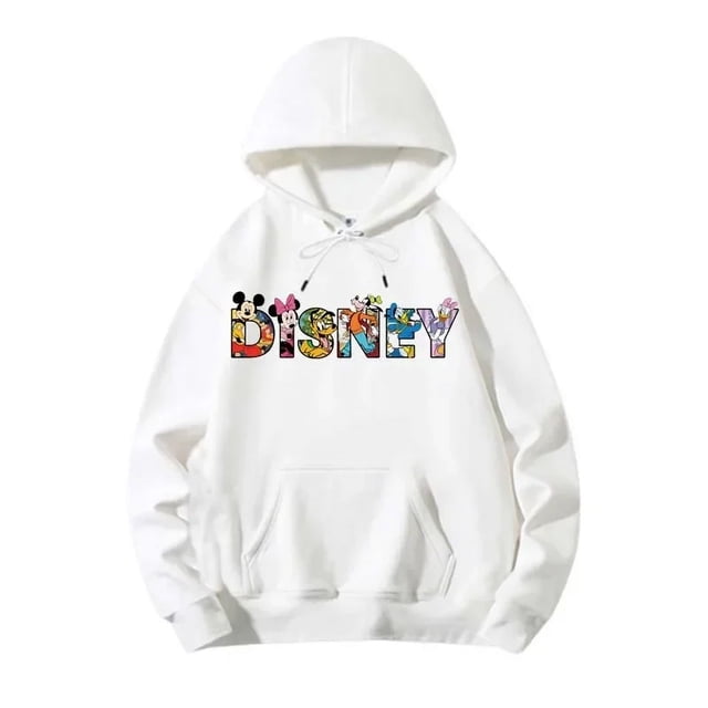 Disney-sudaderas con capucha de Mickey Mouse para mujer, Tops Y2k, sudadera de dibujos animados, ropa Kawaii para mujer, ropa de calle para Otoño e Invierno