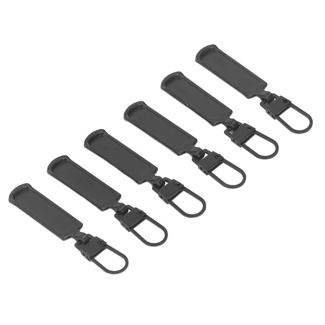 Tête de Fermeture Éclair en Métal, Languette de Tirage Multi-Usage pour Sacs à Main Noir