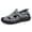 gray, variant on YUDAI Men's hiking outdoor sports shoes – Non-Slip, Breathable Sneakers , Workout & Everyday Wear Velcro closure method