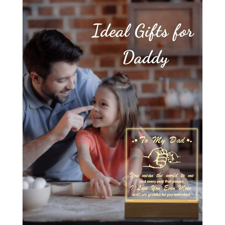 Daddy presents sales from daughter