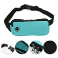 thumbnail image 3 of Unique Bargains 1 Pc Durable Zipper Running Waist Pack for Hiking Gym EVA Azul Cielo, 3 of 4