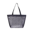 thumbnail image 2 of MMJ Mesh Beach Bag Portable Shoulder Tote 16.14x6.69x10.63in Small Folding Shopping Bag Travel Storage, 2 of 6