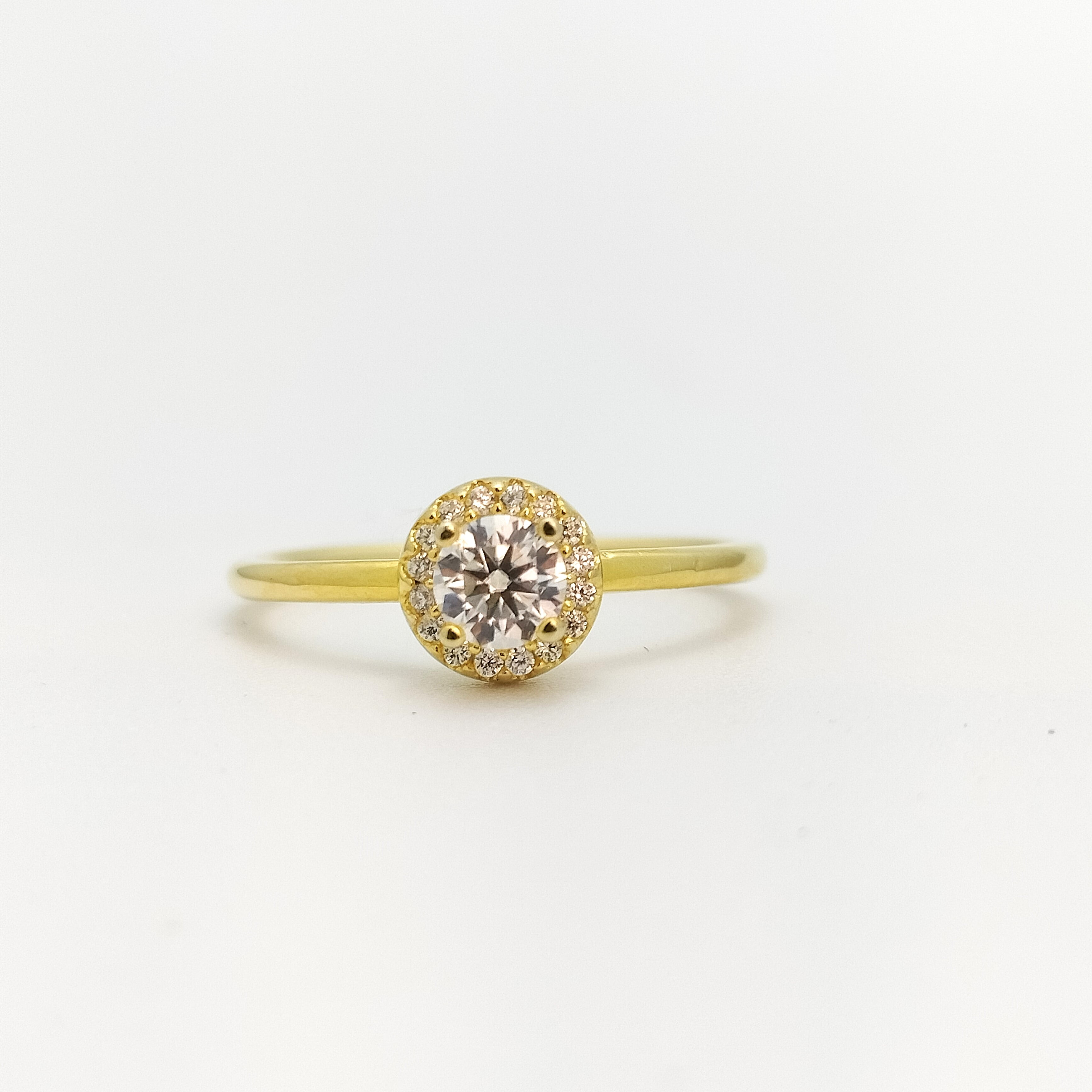 1Ct Diamond Rings for Women - Round Cut 14k Gold Ring - Engagement Rings & Wedding Rings for Women