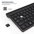 thumbnail image 2 of Wireless Keyboard Mouse Set Portable Mute Keyboard Mouse for PC Laptop Notebook Wireless Keyboard Mouse Set Portable Mute Keyboard Mouse Practical Computer Accessoriess Easy to Use Great, 2 of 8