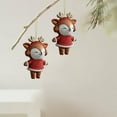 thumbnail image 6 of Beautynvta Christmas Tree Decoration, Plastic Animals Christmas Hanging Ornaments, Cute Hanging Ornaments for Christmas Tree, Personalized Xmas Gifts Decoration, (Dog, Reindeer, Squirrel, Bear), 6 of 6