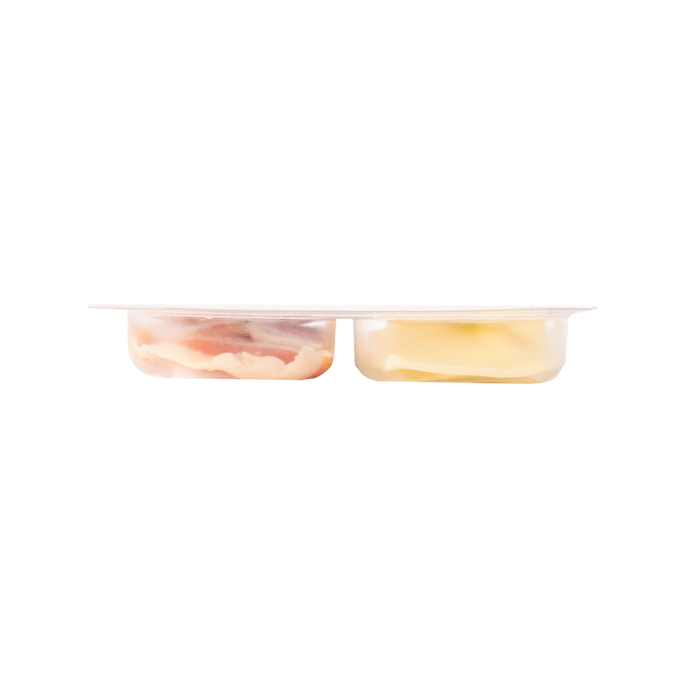 Del Duca Charcuterie Snack Pack: Dry Cured Prosciutto and Mozzarella Cheese Tray, Single Serve, 3 oz