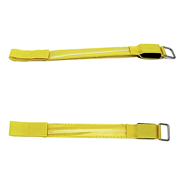 Banda reflejante para bicicleta Jingyi Led Amarillo 31x2.5cm