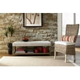 thumbnail image 2 of Marathon Woven Kubu & Mahogany Highback Side Dining Chairs (Set of 2), 2 of 8