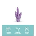 thumbnail image 3 of Genuine Fred LIQUID CRYSTAL, Crystal Bottle Stopper, Purple, 3 inches, 3 of 4
