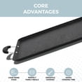 thumbnail image 3 of Alpha Living Double Griddle Pan for Stove Top - 18.75 Inch Non-Stick Marble Aluminum Griddle for Gas Grill Nonstick Pan for Crepes, Tortillas – Heat Resistant Handles – Even Heat Distribution, 3 of 6