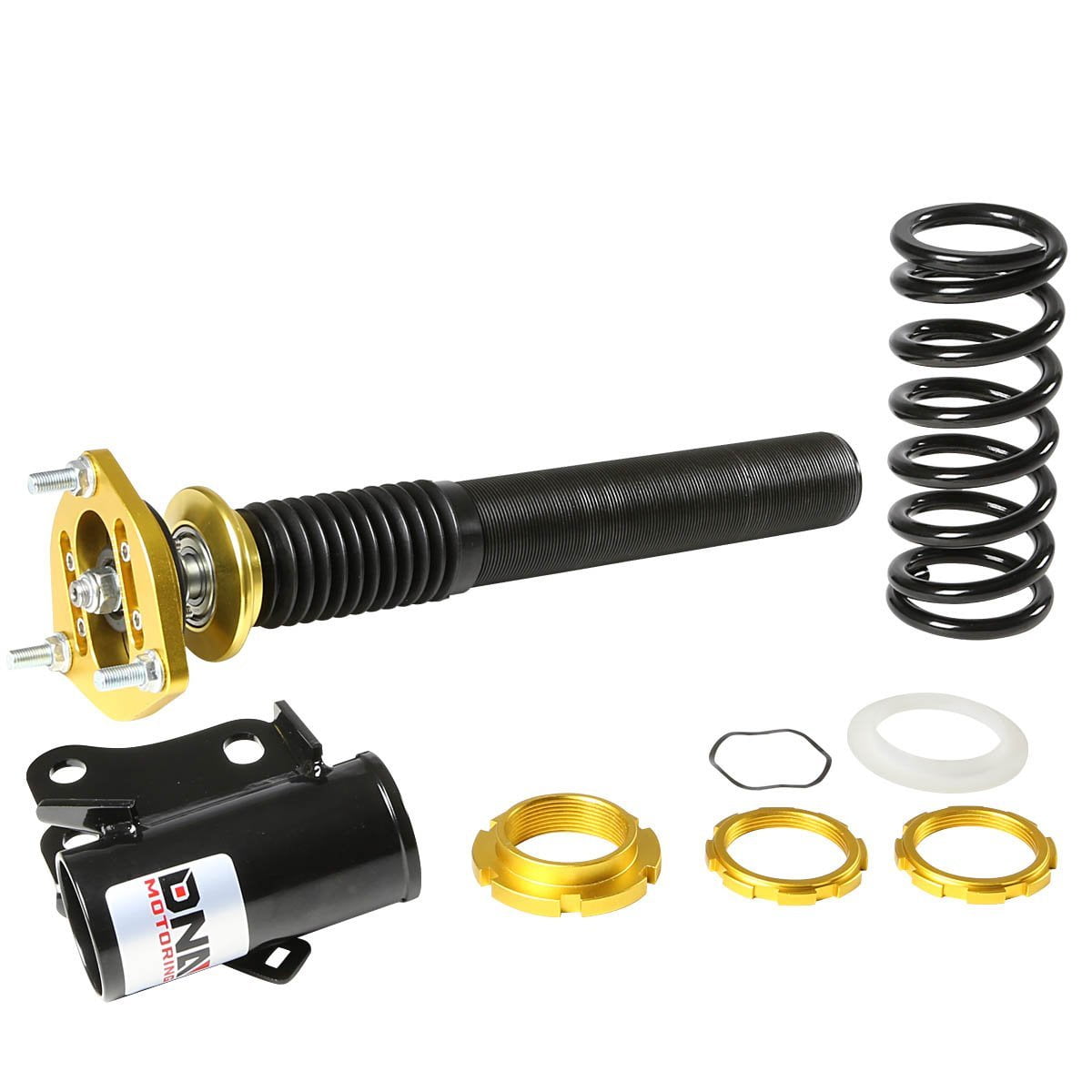 DNA MOTORING COIL-HC06-GD Suspension Coilover Sleeve Kit ,Gold for 06-11 Honda Civic