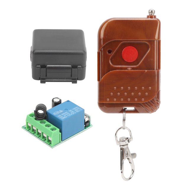 Télécommande Interrupteur Émetteur, DC 12V Canal Unique Module de Relais Sans Fil Récepteur Interrupteur Testé Professionnellement