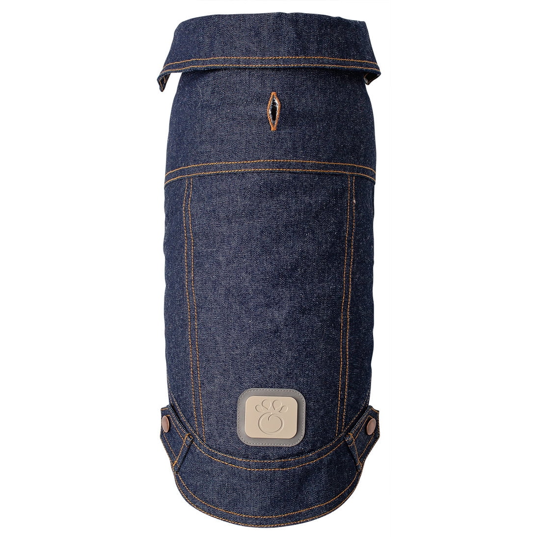 GF PET Denim Dog Jacket Elastofit Apparel for Small Medium Large Dogs Pets, XL