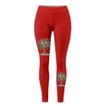 thumbnail image 3 of TINZ Leggings For Women Workout Out Leggings Christmas Print Color Block Pants Soft Stretchy Leggings Womens Leggings And Leggings for Women plus Size Work Leggings, 3 of 3