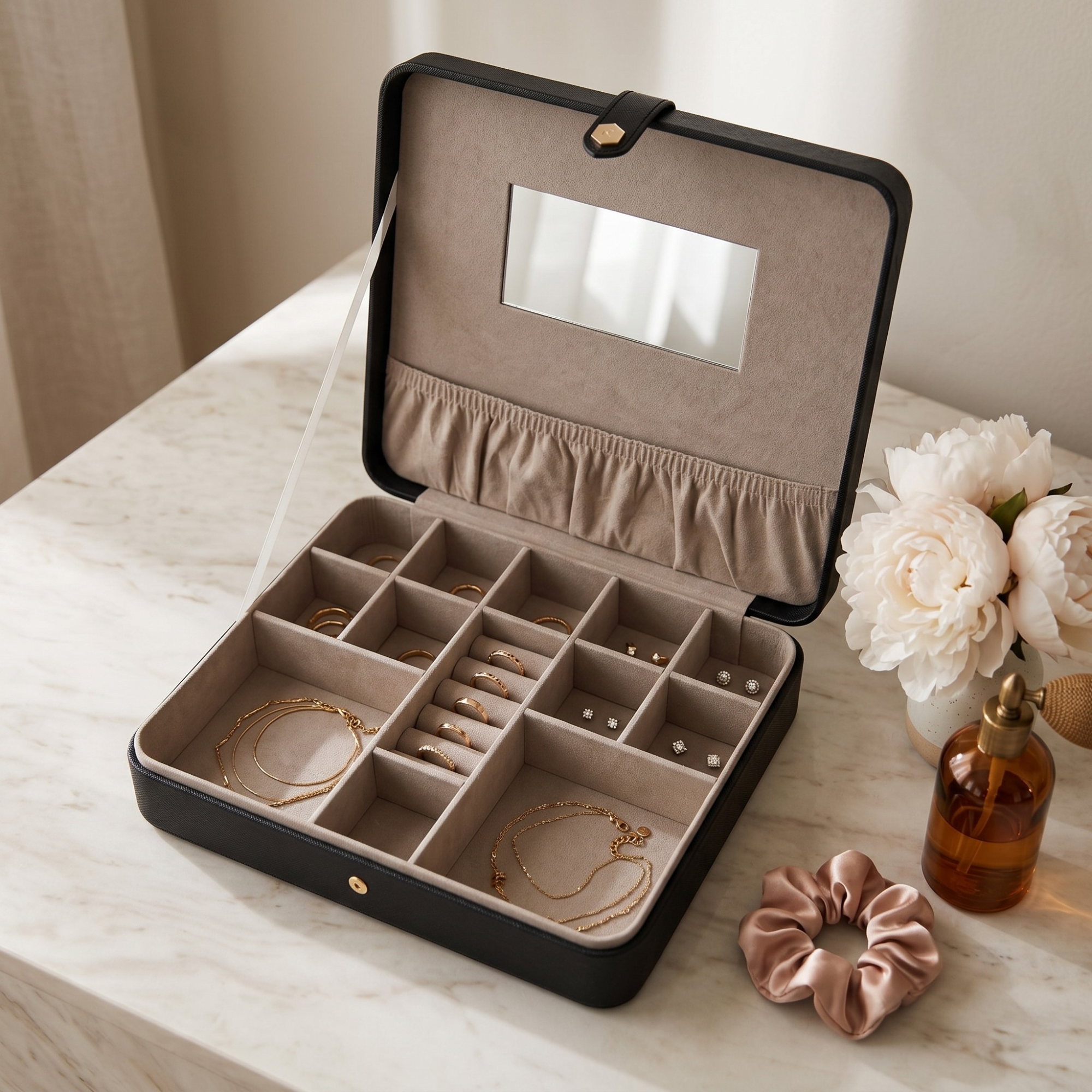 Hives and Honey Opal Large Jewelry Travel Case photo 3
