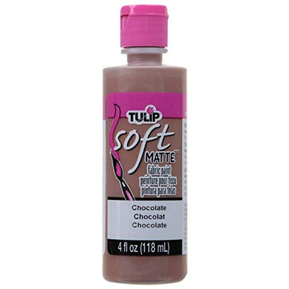 Tulip Soft Paint 21727 Sfp 4Oz Matte Chocolate, 4 Fl Oz (Pack of 1)