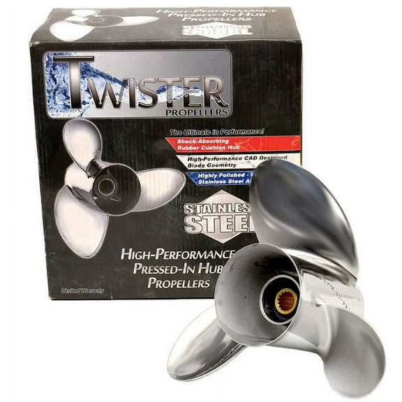 Michigan Wheel Twister Boat Propeller 103144 | Yamaha RH 14 1/8 x 19P