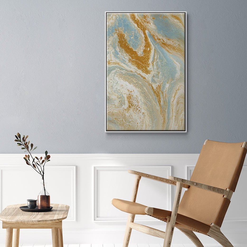 C41 Framed Premium Gallery Wrapped Canvas - Ready to Hang - 17 x 25 - White Floating Frame