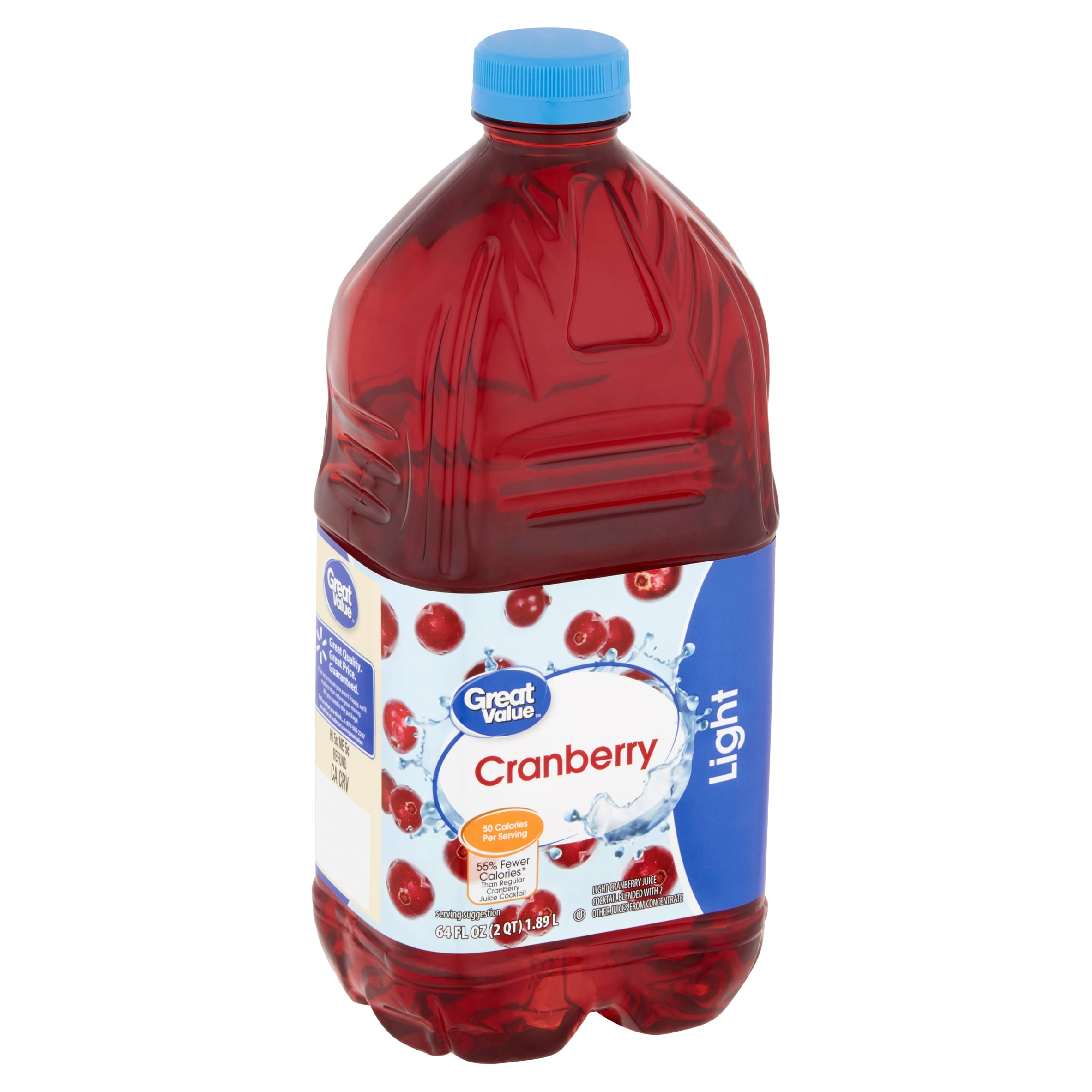 Great Value Light Cranberry Juice Cocktail, 64 fl oz