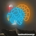 thumbnail image 5 of Handmadetneonsign Turkey Neon Sign, Thanksgiving Wall Art, Happy Thanksgiving Home Wall Decor 040650, 5 of 5