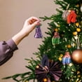 thumbnail image 3 of Colgante Disco Adornos De Cristal Retro Y Modernos Para Navidad Decoración Para Árboles De Navidad, 3 of 5