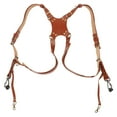 thumbnail image 2 of DSLR Camera Strap Chest Harness,Two Cameras Shoulder Leather Strap,Camera Harness Double Camera Accessories  for Digital Camera SLR Camera, 2 of 7