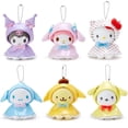 thumbnail image 2 of Sanrio-Llavero de peluche de algodón PP, muñeco de peluche, bolsa colgante, accesorios, regalo de cumpleaños y Navidad, 2 of 5