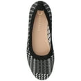 thumbnail image 4 of Journee Womens Maryann Slip On Round Toe Ballet Dress Flats, Widths Available, 4 of 9