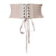 thumbnail image 1 of Cinturón de mujer Cinturón de cintura ancha Fajas de corsé elástico Cinturón de encuadernación de cuero artificial y Beige Macarena Cinturón ancho de cintura elástica para mujer, 1 of 8