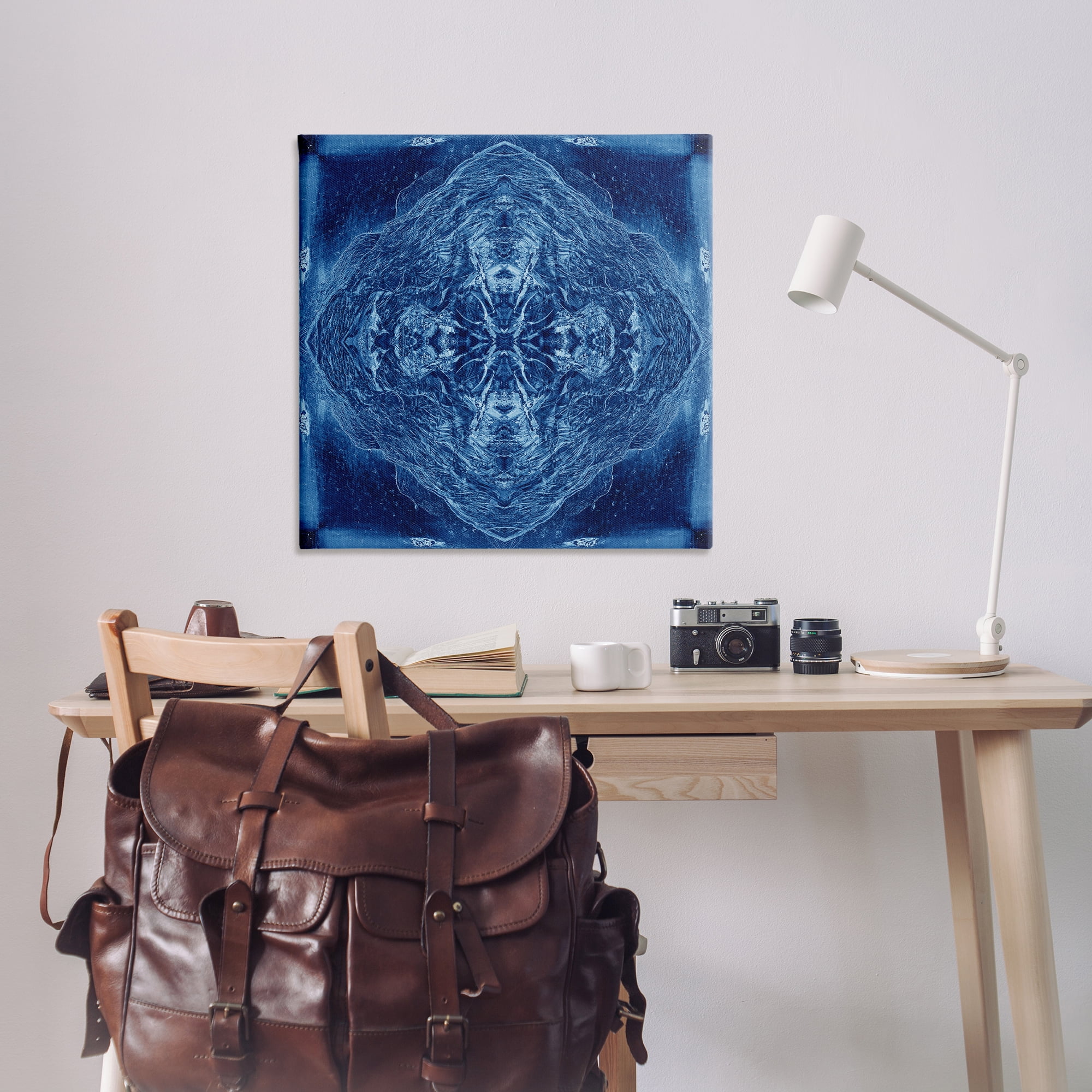 Stupell Industries Detailed Uniform Pattern Abstract Painting Wrapped Canvas Art Print Wall Art, 36 x 36