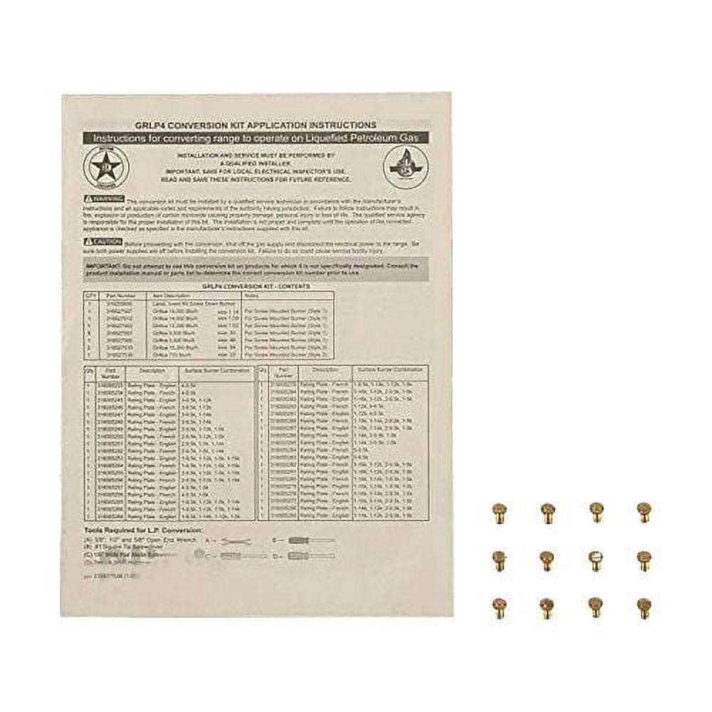 Genuine Frigidaire Conversion Kit GRLP4