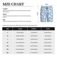thumbnail image 3 of Balery Daisies Flowers Pantalones cortos de pijama de punto de algodón para hombre con cinturilla y bolsillos-Medium, 3 of 6