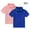 Pink-04, variant on Sentuca 2PC Girls Boys Shirts Casual School Uniform Tops Short Sleeve Button Lapel Shirts for Kids Clothes Size 3 Years