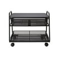 thumbnail image 4 of Pemberly Row Contemporary Stainless Steel Under Desk Machine Black Stand, 4 of 6