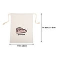 thumbnail image 2 of PAMINGONO 2Pcs 14.9X11Inch Linen Bread Bag for Reusable Food Storage and Home Use, 2 of 8