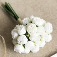 thumbnail image 3 of D-GROEE 1 Bouquet Fake Camellia Flower Arrangement Bouquet, 27 Heads Artificial Flower for Centerpieces, Suitable for Wedding Centerpiece Flower for Parties Valentine's Day Home Décor, 3 of 7