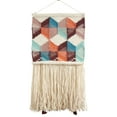 thumbnail image 3 of Saro Lifestyle Tassel & Fringe Design Textured Woven Wall Hanging, 3 of 3