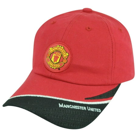 Soccer Manchester United Premier League Clip Buckle Hat Cap Futbol Red Devils