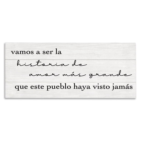 Stupell Industries Shabby Chic Canvas Art, 24 x 10, by Lil' Rue