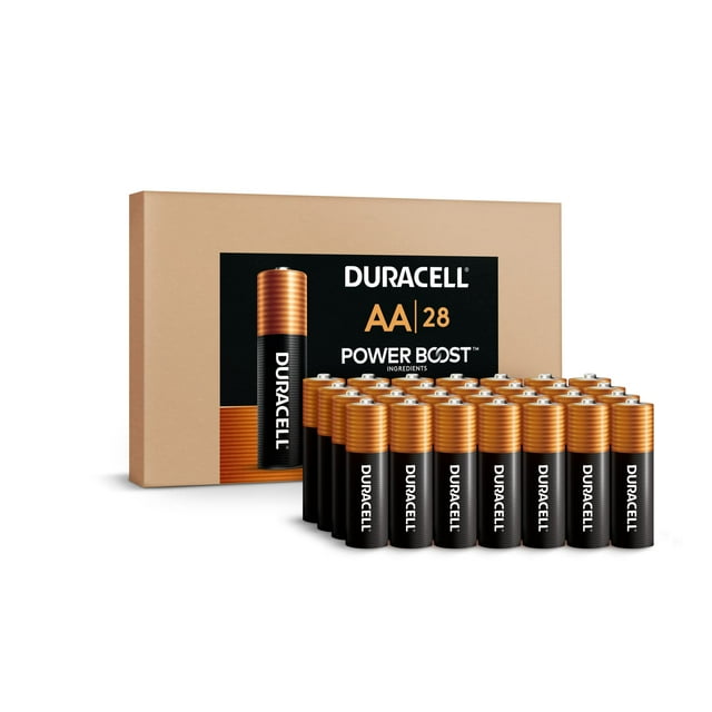 Batería Duracell Coppertop AA de 28 unidades, paquete de 1 Duracell NA