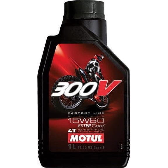 Motul Factory Line 300 V/4T Competition Offroad Synthetic Oil   15W60A - 1L. 102710 / 104137