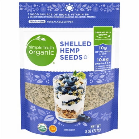 Simple Truth Organic Shelled Hemp Seeds - 8 oz