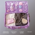 thumbnail image 3 of CHIC® 32-Inch Collapsible Rolling Dance Bag with Garment Rack, 3 of 9