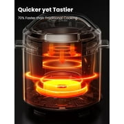 COMFEE’ 6QT Electric Pressure Cooker, 9-in-1 Instant Multi Cooker Olla de Presion Rice Cooker Slow Cooker Steamer Sauté Yogurt Maker Non-Stick Pot