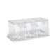 thumbnail image 5 of Caja organizadora de condimentos transparente con 3 compartimentos Albaricoque, 5 of 9