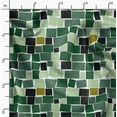 thumbnail image 2 of Soimoi Green Fabric - By the Yard - 56 Inch Wide - Geometric Rectangel Print Textile - Intricate and Stylish Patterns for Fashion and Decor Printed Fabric, 2 of 6
