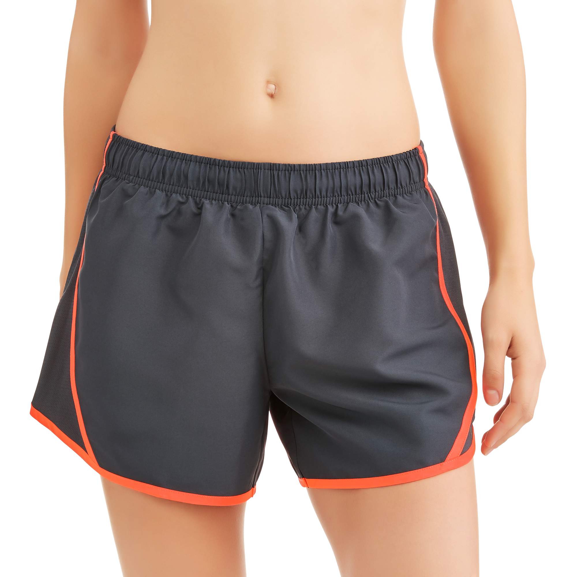 Women's Core Active Dolphin Hem Woven Running Short with Hidden Liner