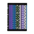 thumbnail image 3 of Chririnla Geometric Stripe Theme Trifold Card Wallet for Outdoor, Polyester Children's Wallet with Easy Access Portable Trifold Pouch, 3 of 5