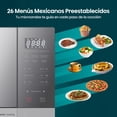 thumbnail image 5 of Hisense 0.9 C.F. Microondas, 26menús mexicanos preestablecidos, Cristal De Seguridad, Revestimiento Cerámico, ECO y Mute, Cocina Inteligente,Bloqueo Infantil, Espejo plateado, HMMS2509SP, 5 of 5